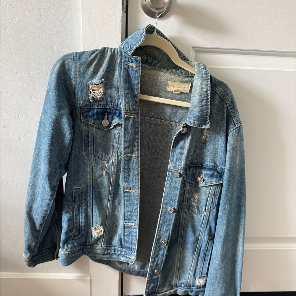 Distressed Denim Jacket
